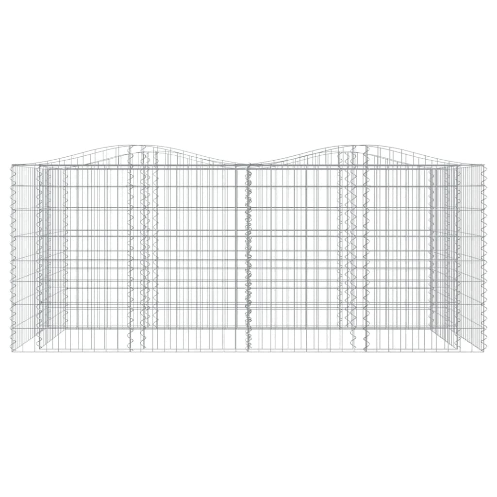 Schanskorf gewelfd verhoogd 200x100x100 cm gegalvaniseerd ijzer is nu te koop bij PeponiXL, paradijselijk wonen!