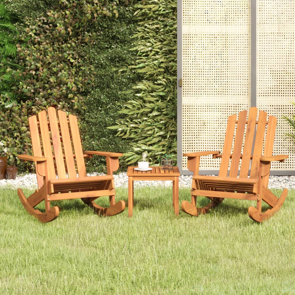 3-delige Loungeset Adirondack massief acaciahout is nu te koop bij PeponiXL, paradijselijk wonen!