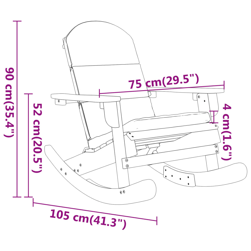 3-delige Loungeset Adirondack massief acaciahout is nu te koop bij PeponiXL, paradijselijk wonen!