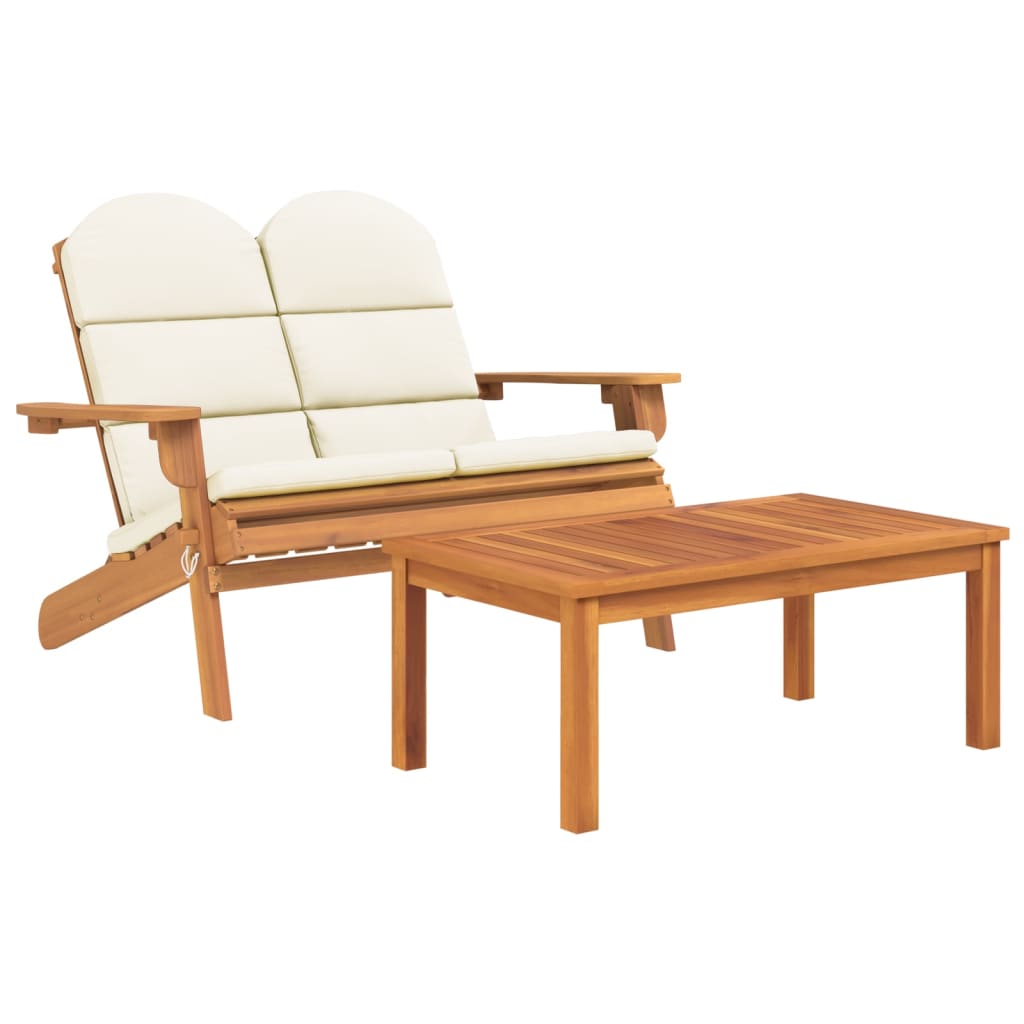 3-delige Loungeset Adirondack massief acaciahout is nu te koop bij PeponiXL, paradijselijk wonen!