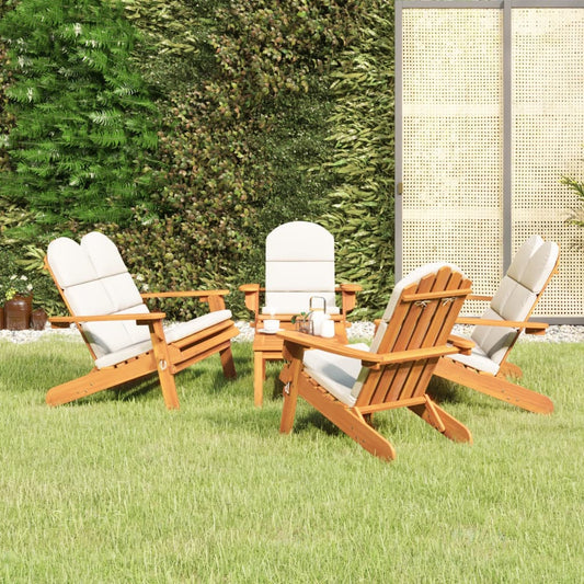 5-delige Loungeset Adirondack massief acaciahout is nu te koop bij PeponiXL, paradijselijk wonen!