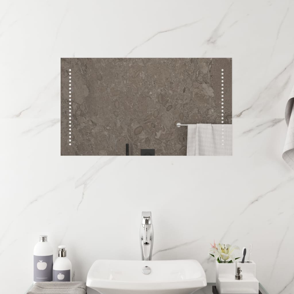 Badkamerspiegel LED 40x70 cm is nu te koop bij PeponiXL, paradijselijk wonen!