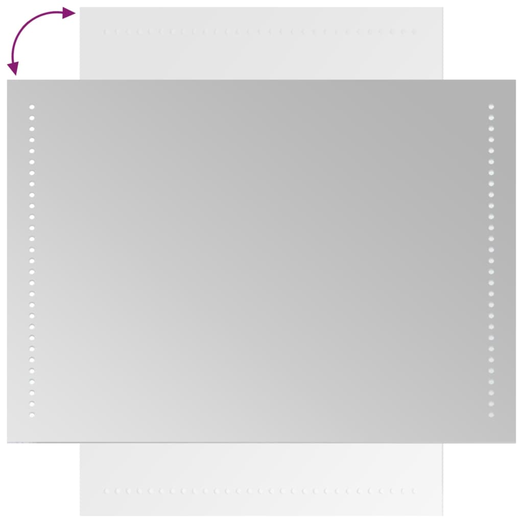 Badkamerspiegel LED 50x70 cm is nu te koop bij PeponiXL, paradijselijk wonen!