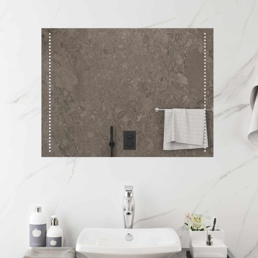 Badkamerspiegel LED 60x80 cm is nu te koop bij PeponiXL, paradijselijk wonen!