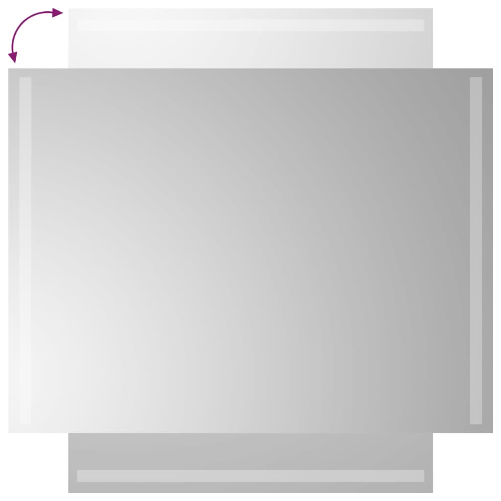 Badkamerspiegel LED 60x80 cm is nu te koop bij PeponiXL, paradijselijk wonen!