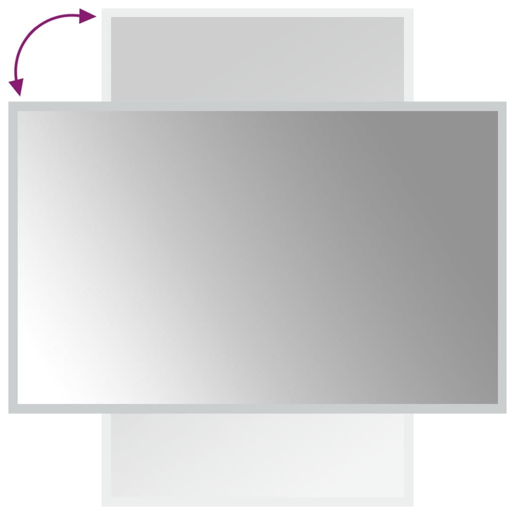 Badkamerspiegel LED 50x80 cm is nu te koop bij PeponiXL, paradijselijk wonen!