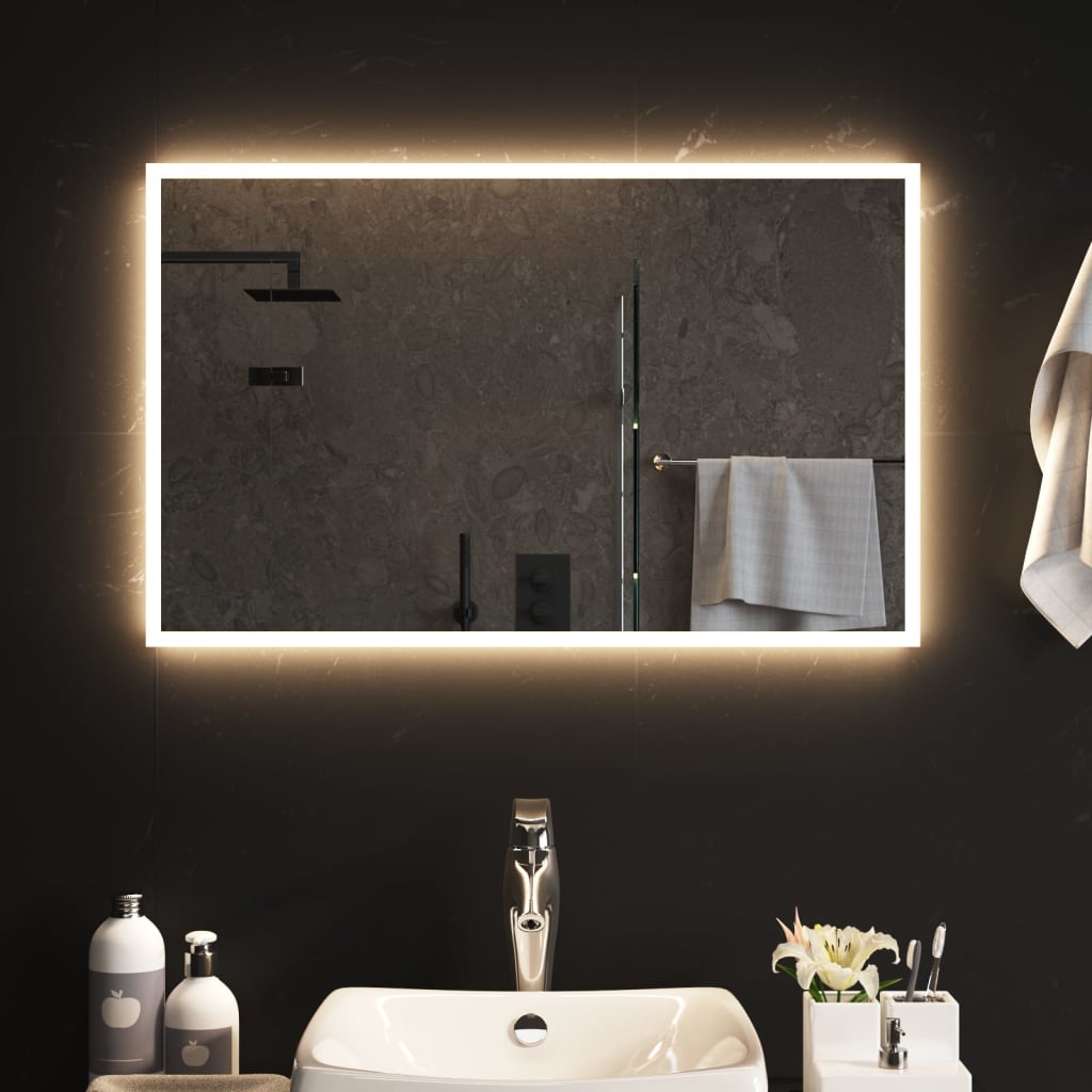 Badkamerspiegel LED 50x80 cm is nu te koop bij PeponiXL, paradijselijk wonen!