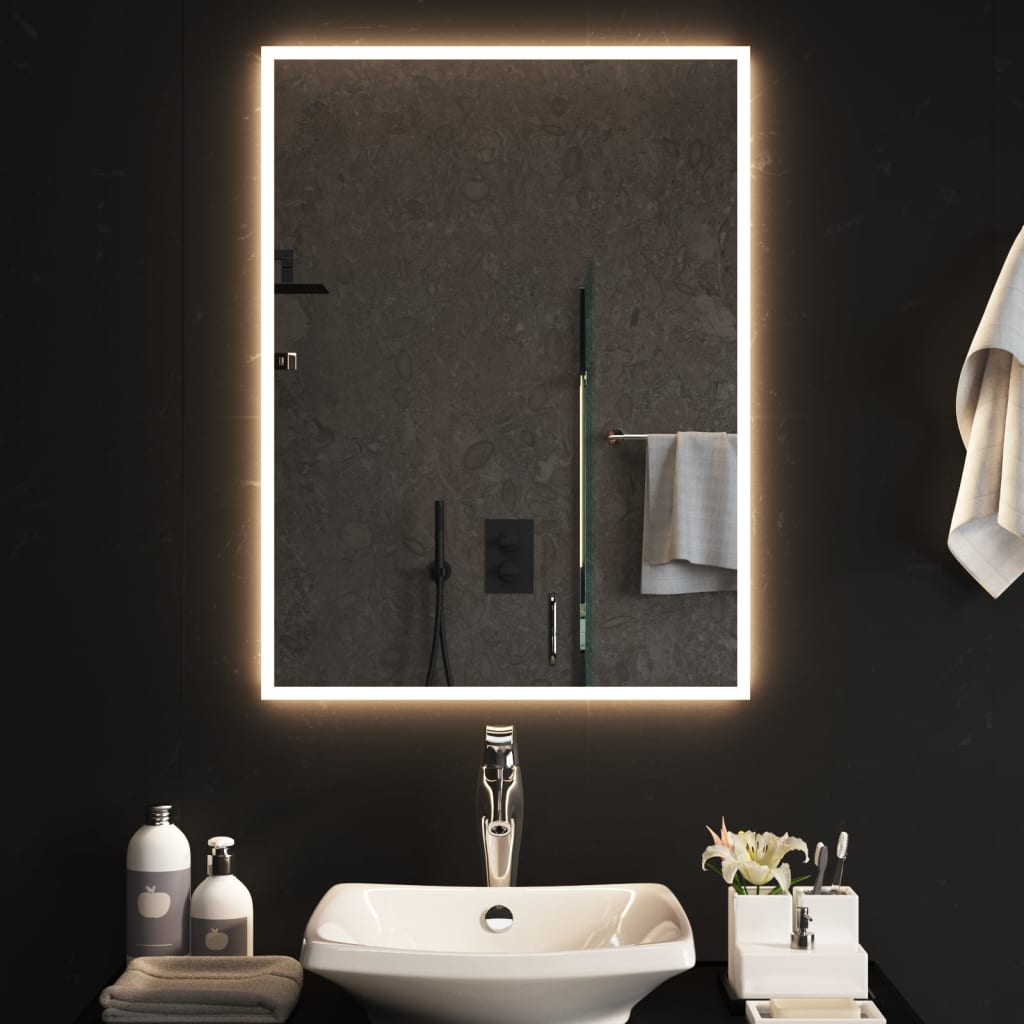 Badkamerspiegel LED 60x80 cm is nu te koop bij PeponiXL, paradijselijk wonen!