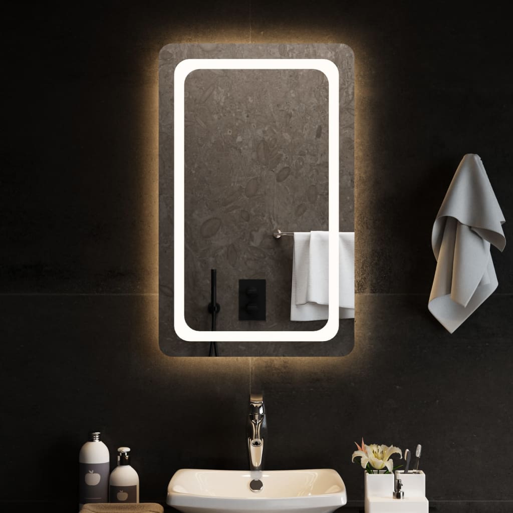 Badkamerspiegel LED 50x80 cm is nu te koop bij PeponiXL, paradijselijk wonen!