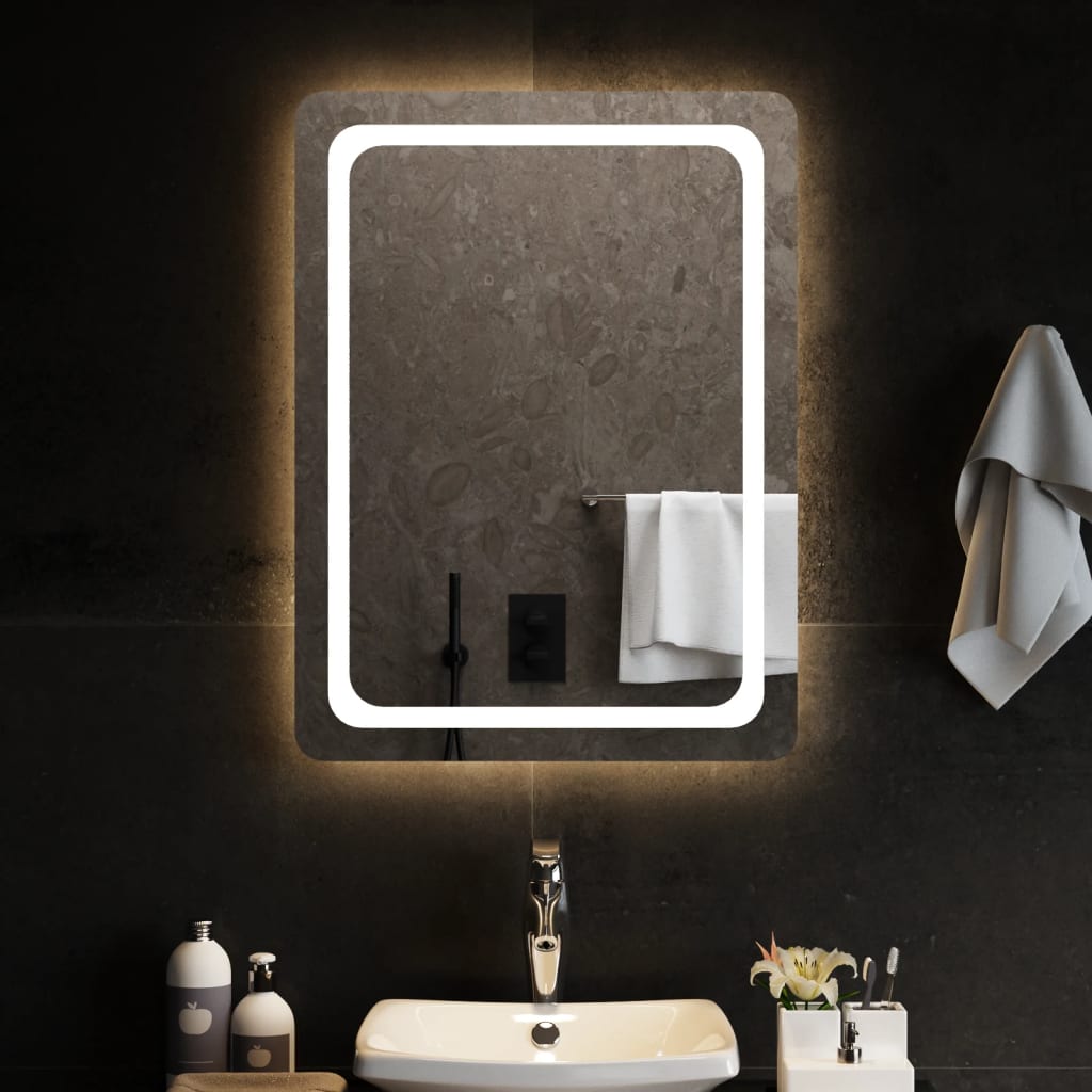 Badkamerspiegel LED 60x80 cm is nu te koop bij PeponiXL, paradijselijk wonen!