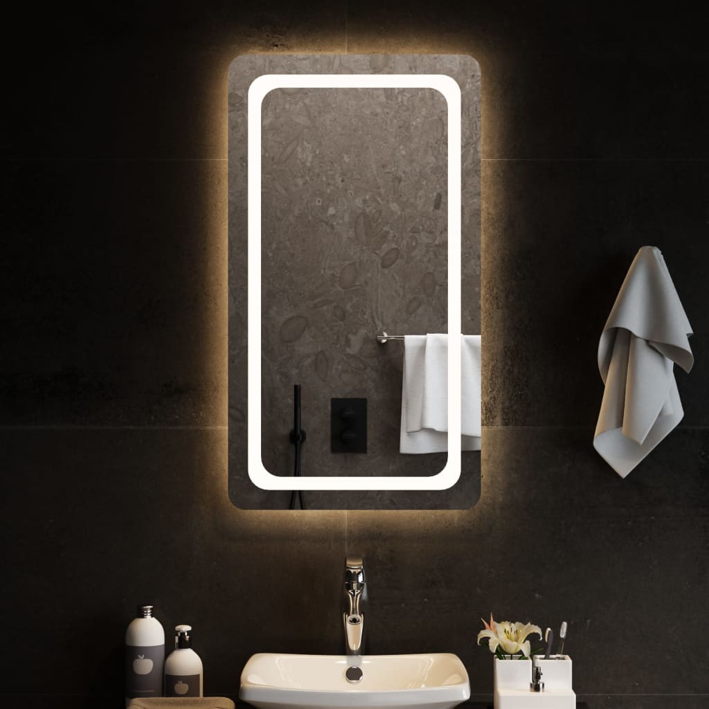 Badkamerspiegel LED 50x90 cm is nu te koop bij PeponiXL, paradijselijk wonen!