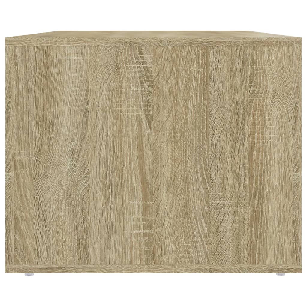 Salontafel 80x50x40 cm bewerkt hout sonoma eikenkleurig is nu te koop bij PeponiXL, paradijselijk wonen!