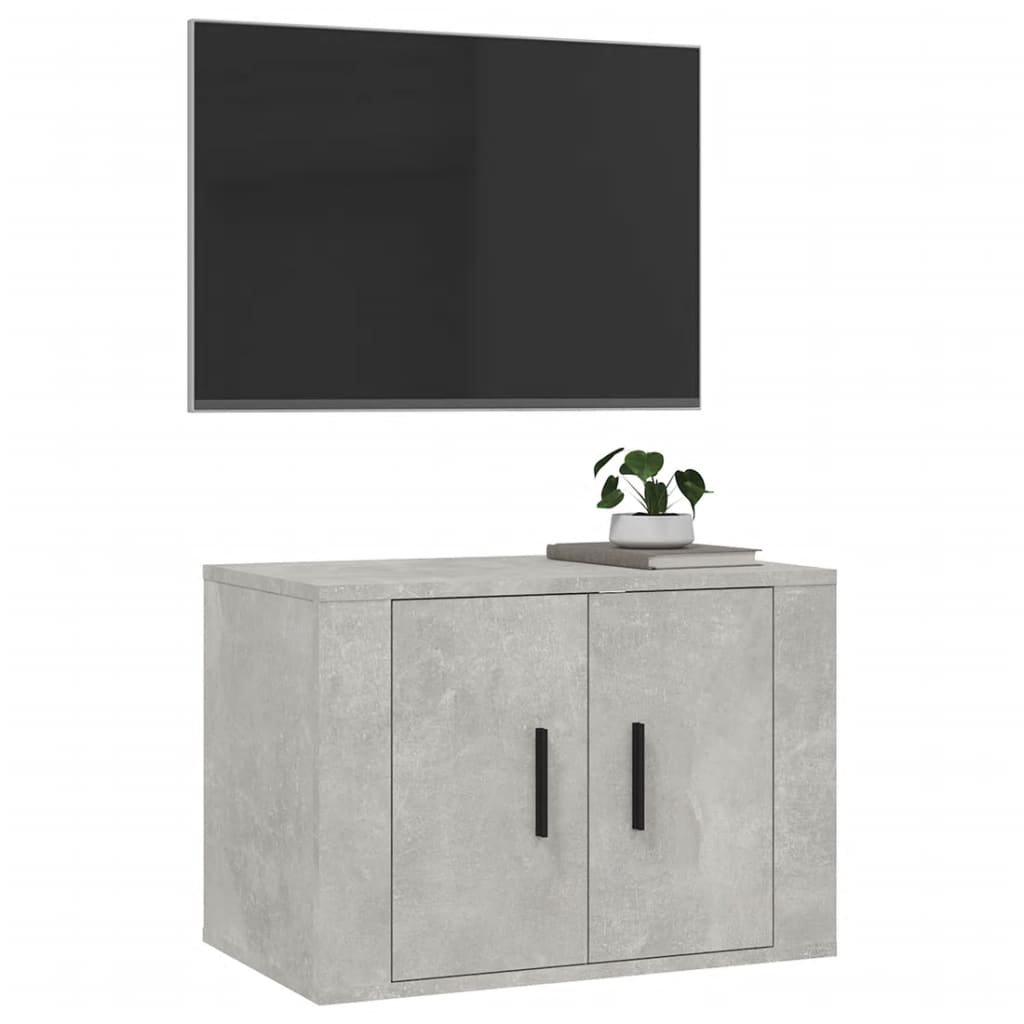 Tv-wandmeubel 57x34,5x40 cm betongrijs is nu te koop bij PeponiXL, paradijselijk wonen!