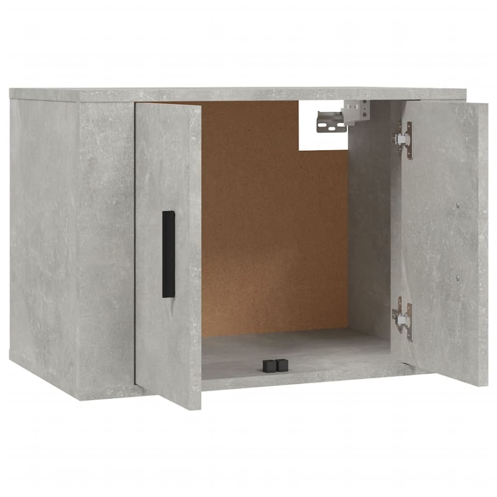 Tv-wandmeubel 57x34,5x40 cm betongrijs is nu te koop bij PeponiXL, paradijselijk wonen!