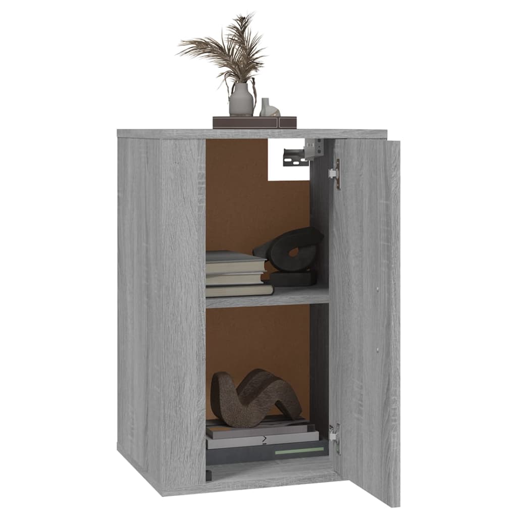 Tv-wandmeubel 40x34,5x60 cm grijs sonoma eikenkleurig is nu te koop bij PeponiXL, paradijselijk wonen!