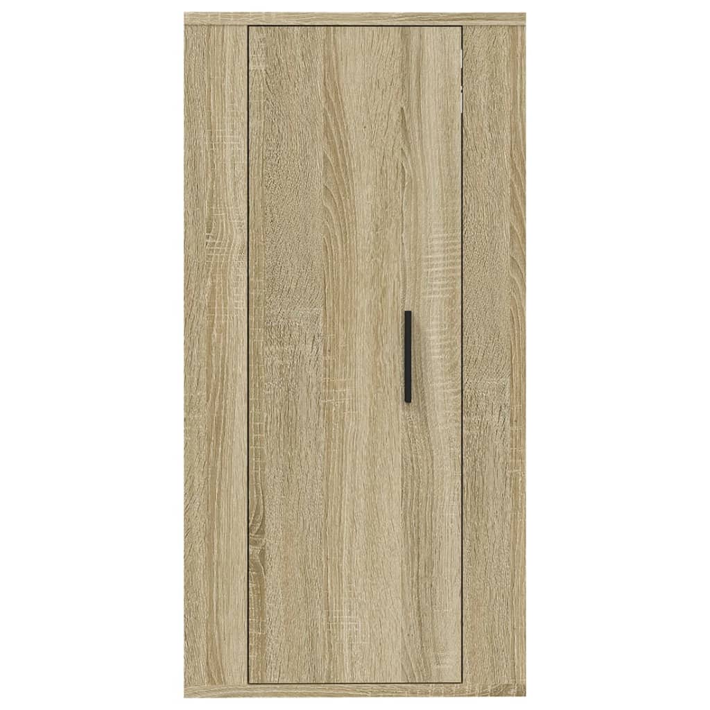 Tv-wandmeubel 40x34,5x80 cm sonoma eikenkleurig is nu te koop bij PeponiXL, paradijselijk wonen!