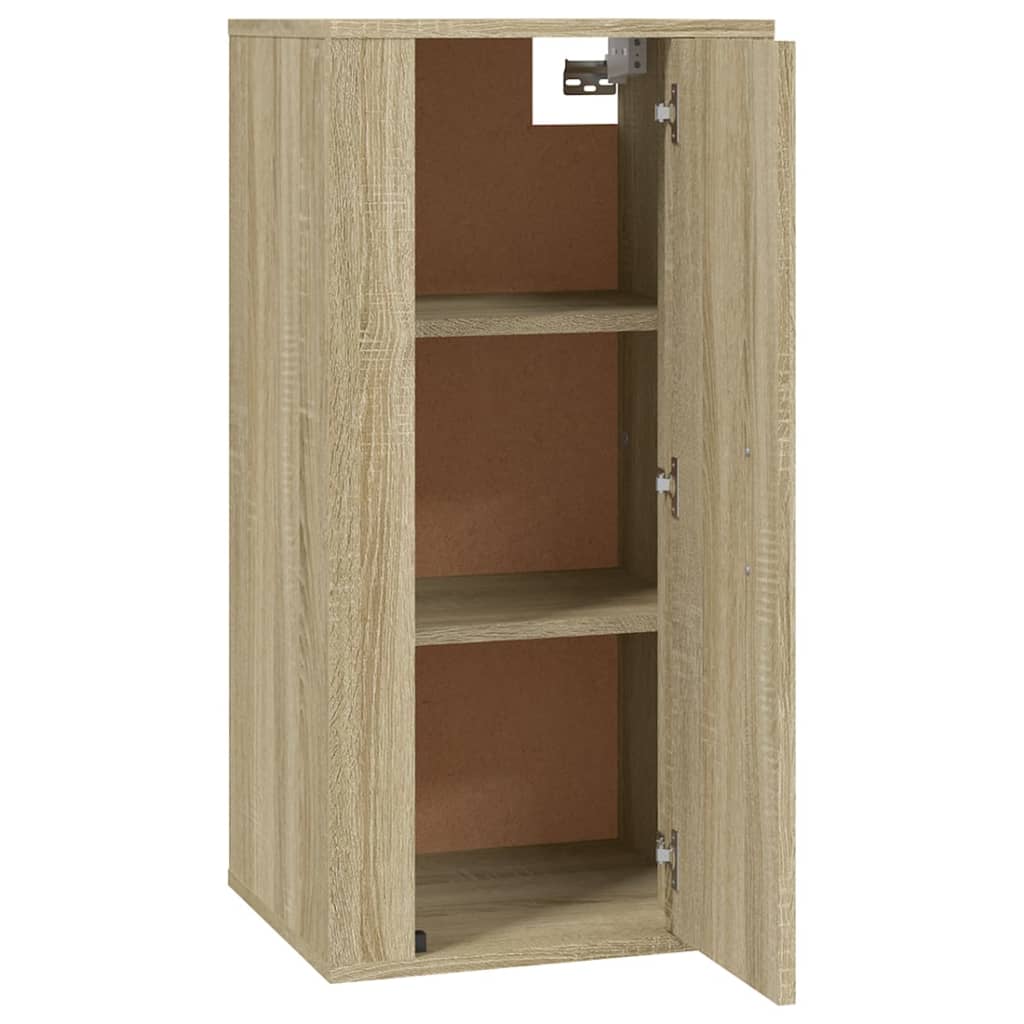 Tv-wandmeubel 40x34,5x80 cm sonoma eikenkleurig is nu te koop bij PeponiXL, paradijselijk wonen!