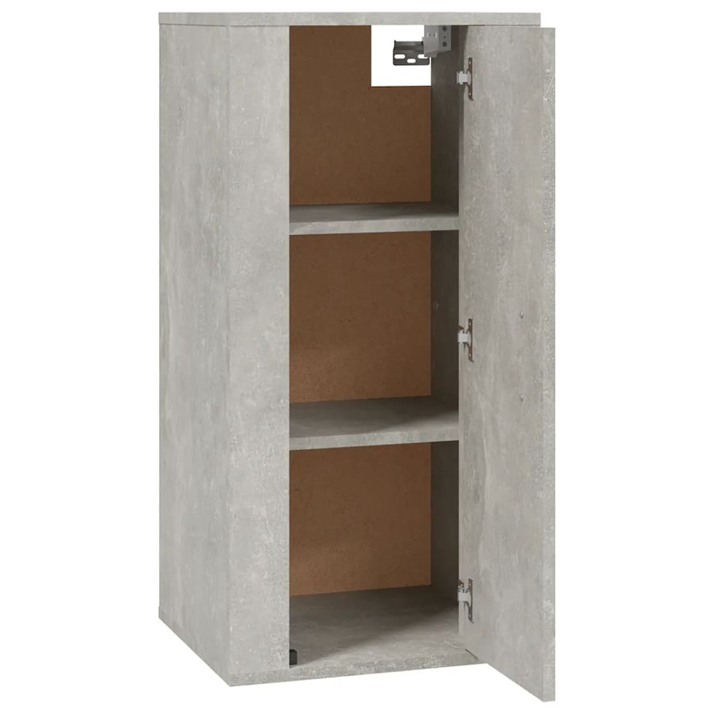 Tv-wandmeubel 40x34,5x80 cm betongrijs is nu te koop bij PeponiXL, paradijselijk wonen!