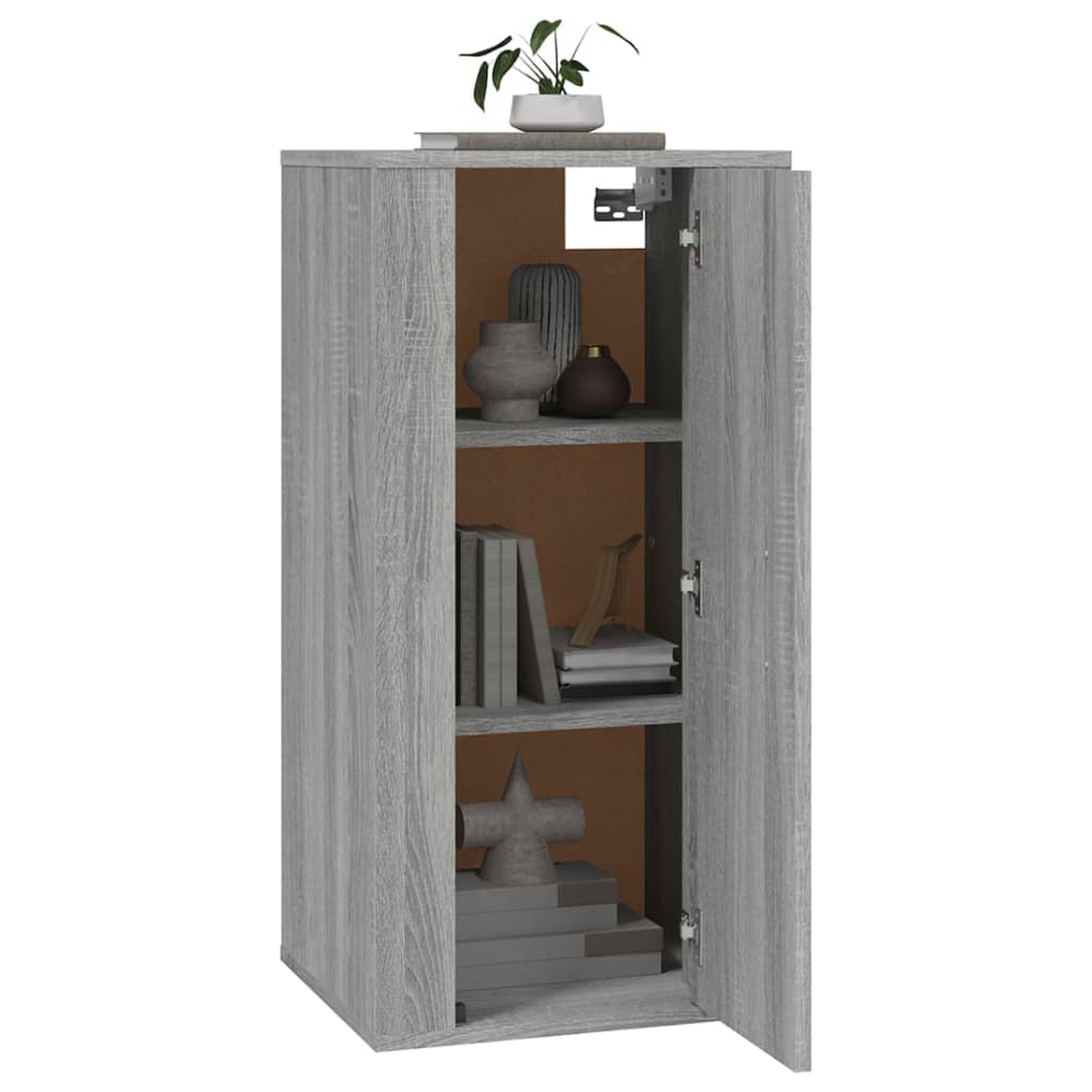 Tv-wandmeubel 40x34,5x80 cm grijs sonoma eikenkleurig is nu te koop bij PeponiXL, paradijselijk wonen!