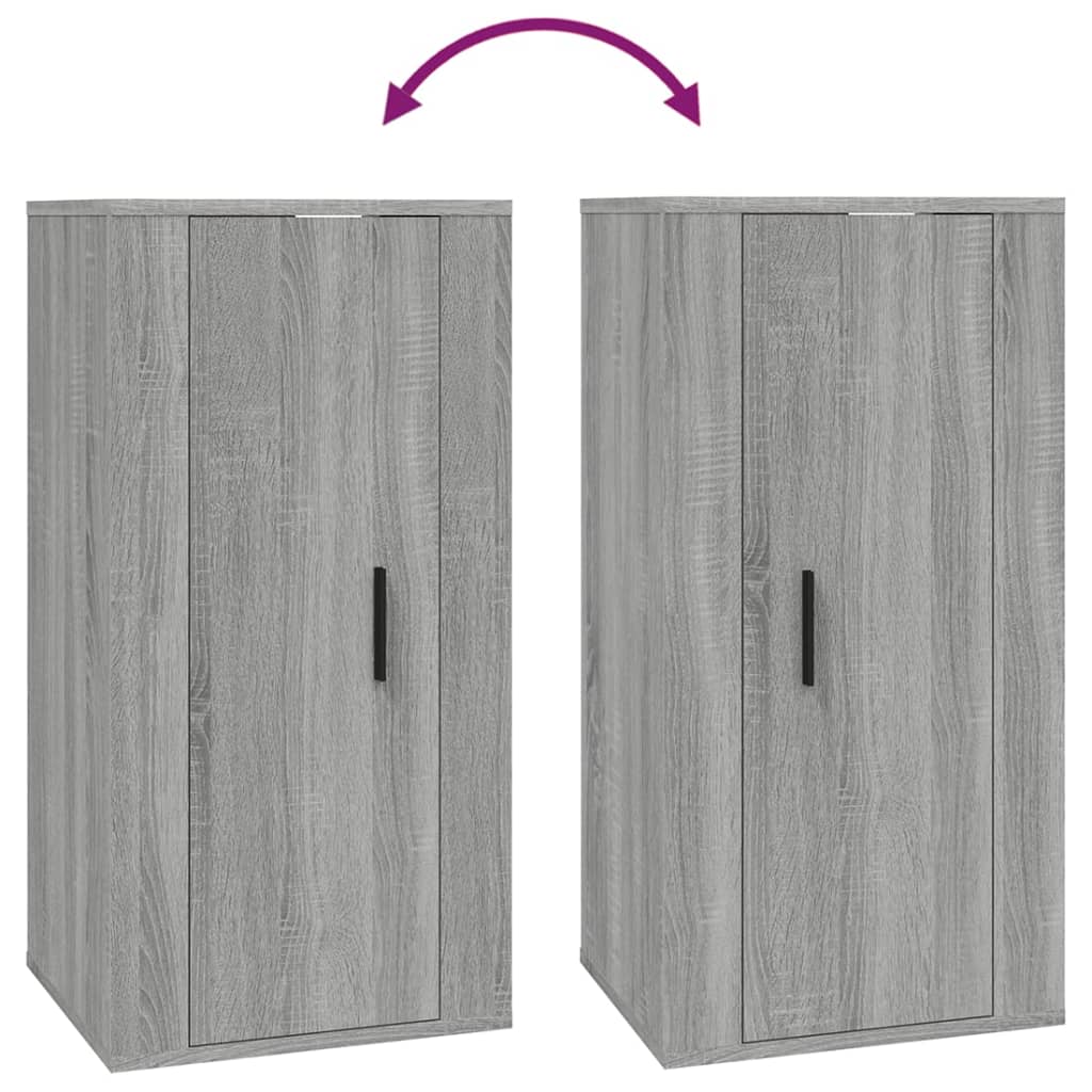 Tv-wandmeubel 40x34,5x80 cm grijs sonoma eikenkleurig is nu te koop bij PeponiXL, paradijselijk wonen!