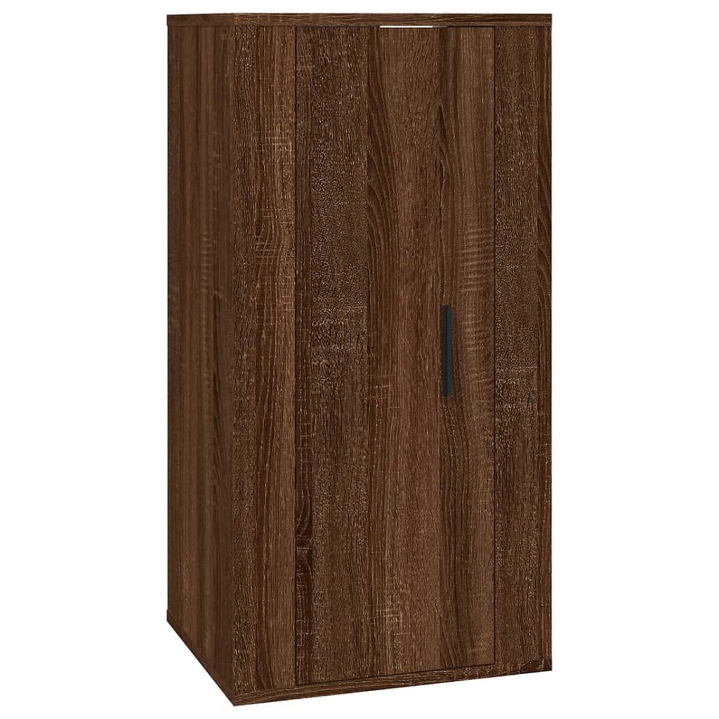 Tv-wandmeubel 40x34,5x80 cm bruin eikenkleur is nu te koop bij PeponiXL, paradijselijk wonen!