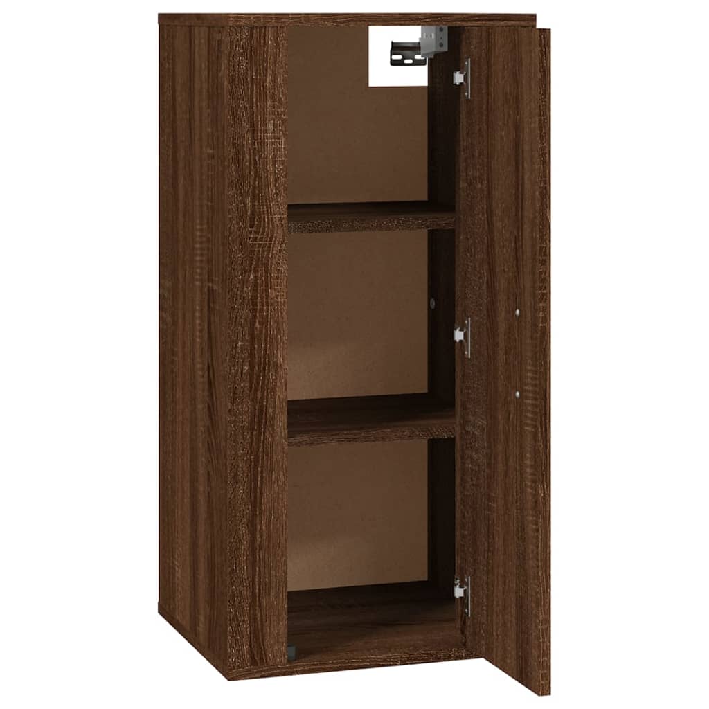 Tv-wandmeubel 40x34,5x80 cm bruin eikenkleur is nu te koop bij PeponiXL, paradijselijk wonen!