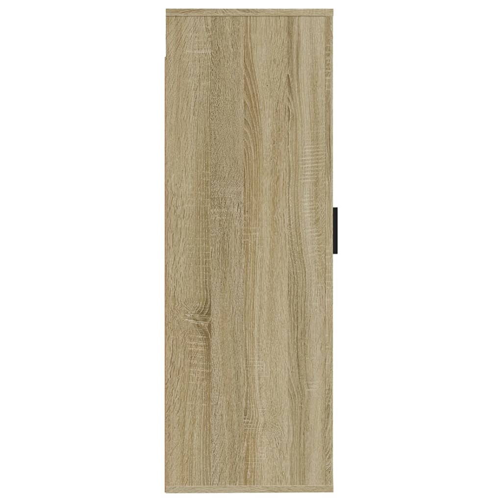 Tv-wandmeubel 40x34,5x100 cm sonoma eikenkleurig is nu te koop bij PeponiXL, paradijselijk wonen!