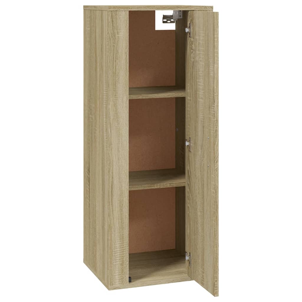Tv-wandmeubel 40x34,5x100 cm sonoma eikenkleurig is nu te koop bij PeponiXL, paradijselijk wonen!