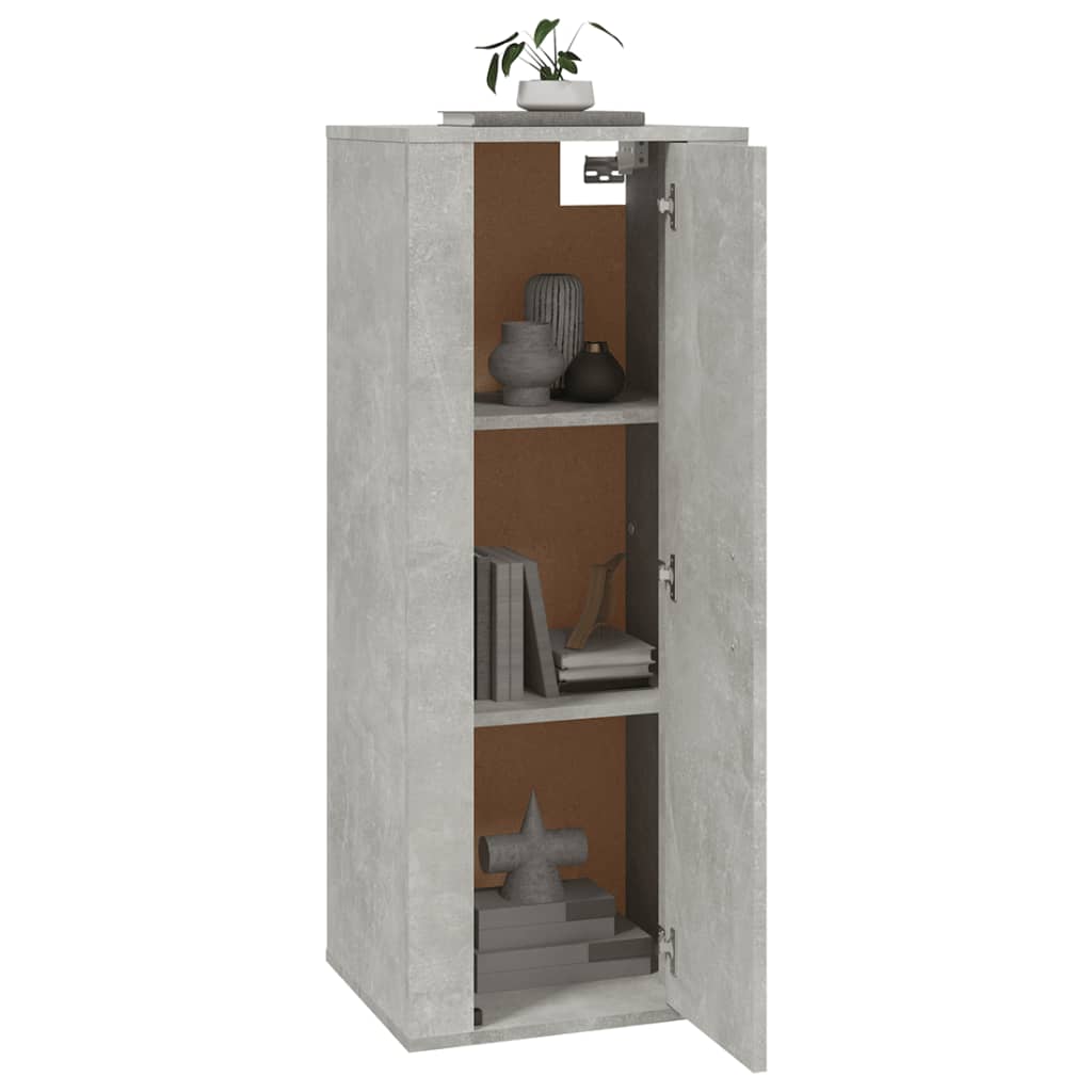 Tv-wandmeubel 40x34,5x100 cm betongrijs is nu te koop bij PeponiXL, paradijselijk wonen!