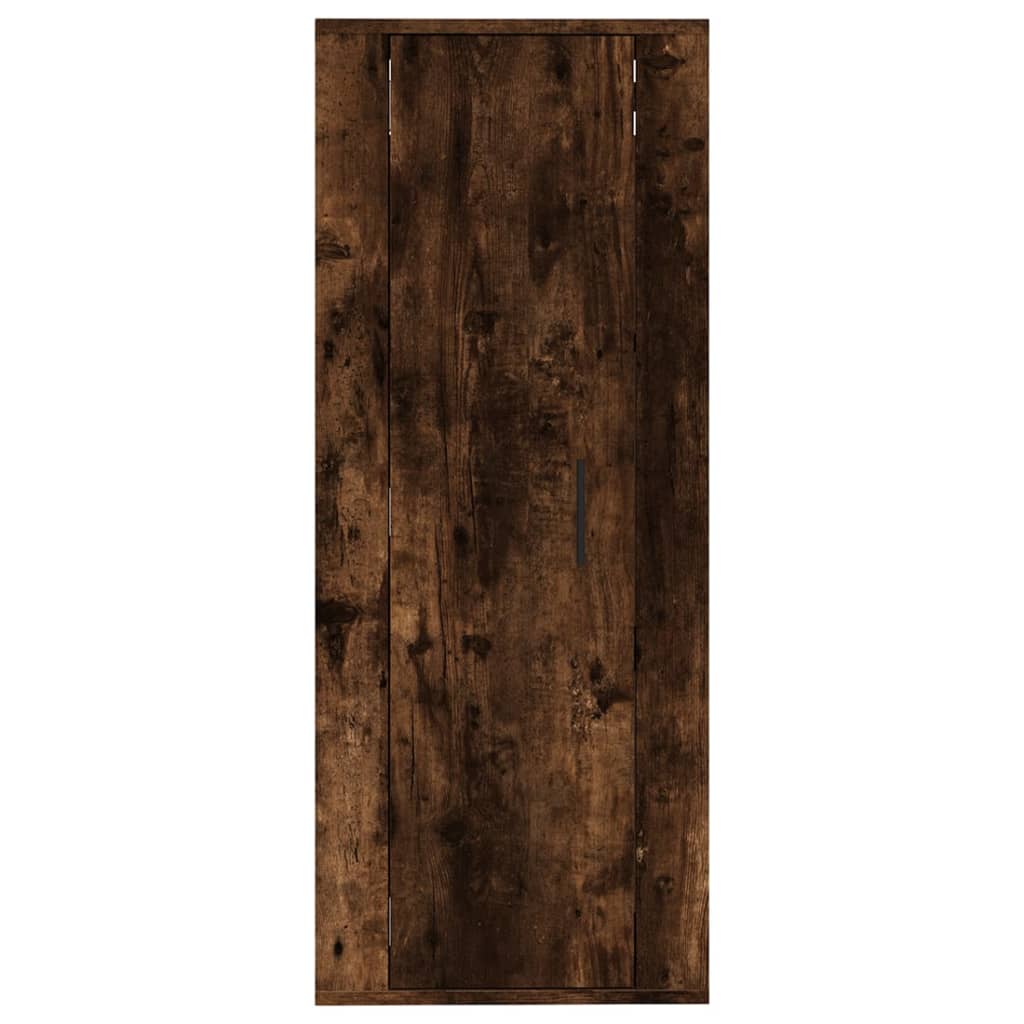 Tv-wandmeubel 40x34,5x100 cm gerookt eikenkleurig is nu te koop bij PeponiXL, paradijselijk wonen!