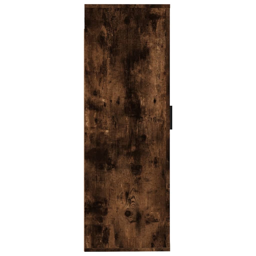 Tv-wandmeubel 40x34,5x100 cm gerookt eikenkleurig is nu te koop bij PeponiXL, paradijselijk wonen!