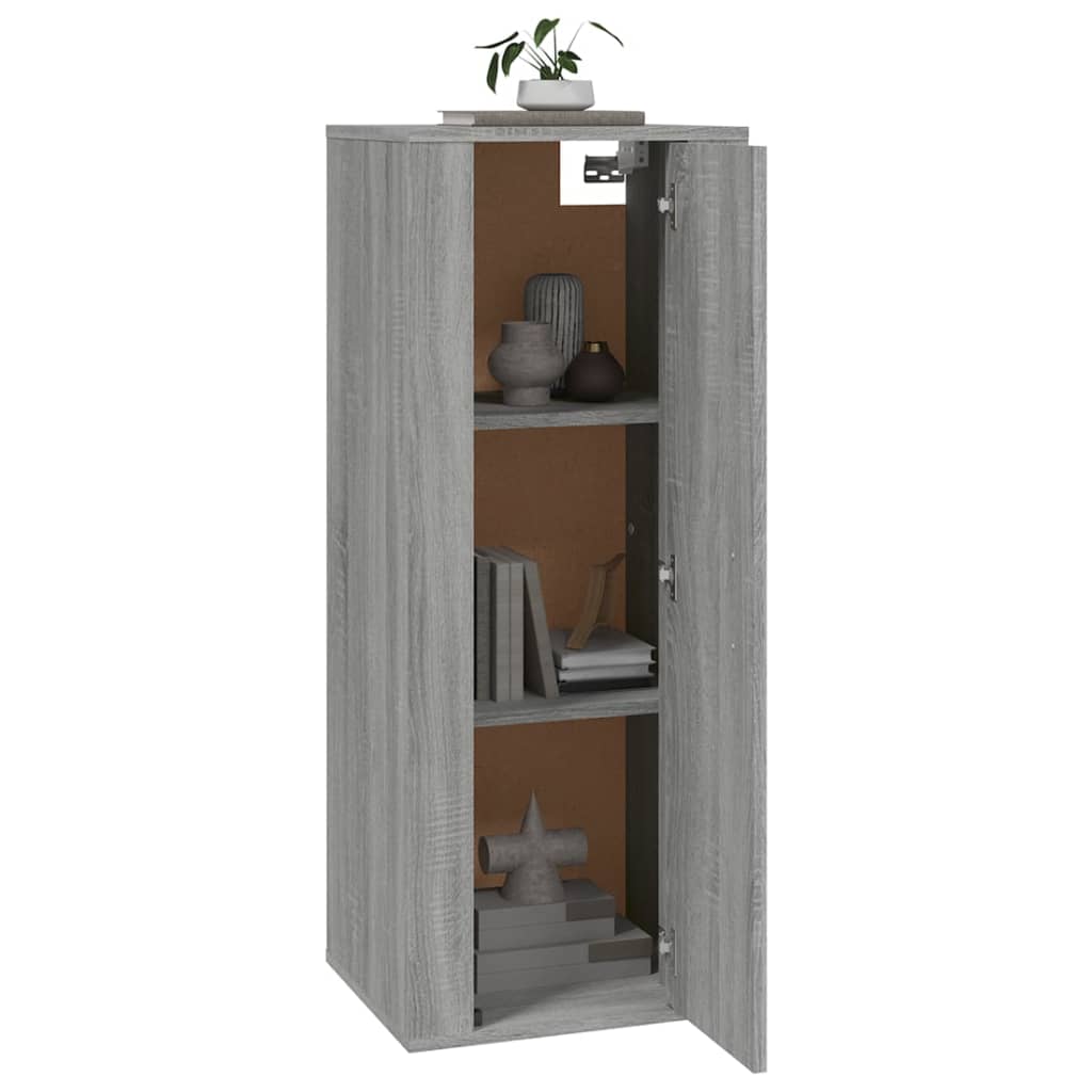 Tv-wandmeubel 40x34,5x100 cm grijs sonoma eikenkleurig is nu te koop bij PeponiXL, paradijselijk wonen!
