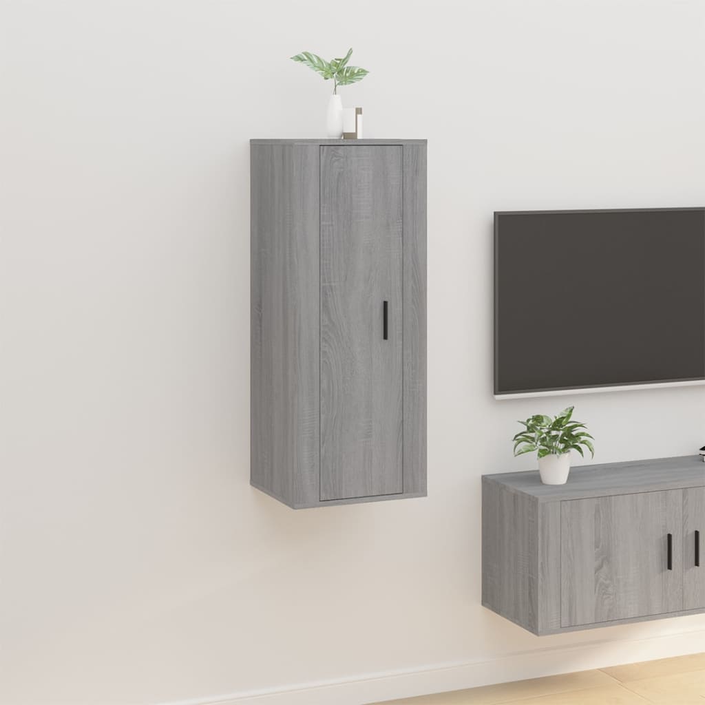 Tv-wandmeubel 40x34,5x100 cm grijs sonoma eikenkleurig is nu te koop bij PeponiXL, paradijselijk wonen!