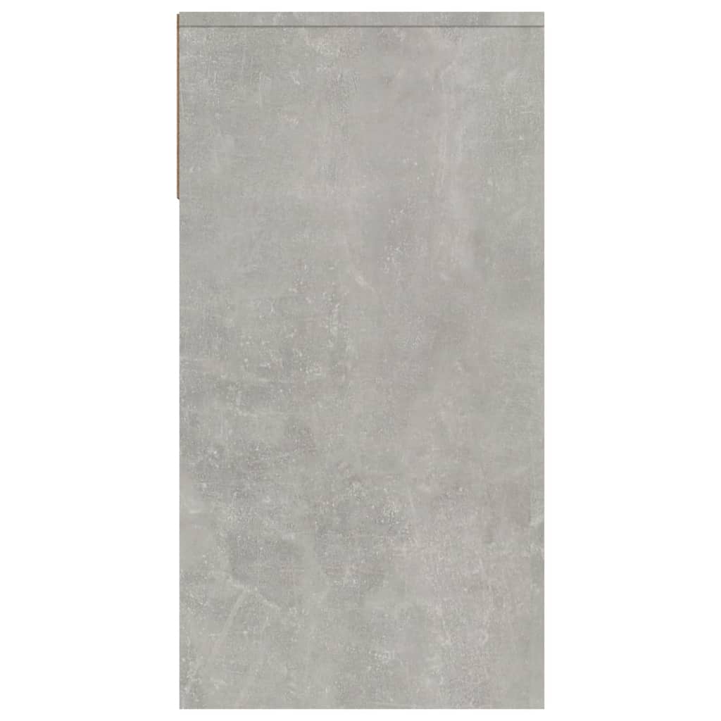 Wandtafel 100x39x75 cm bewerkt hout betongrijs is nu te koop bij PeponiXL, paradijselijk wonen!
