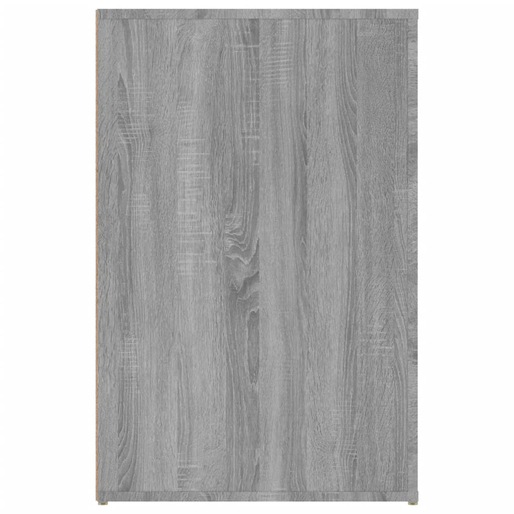 Bureau 100x49x75 cm bewerkt hout grijs sonoma eikenkleurig is nu te koop bij PeponiXL, paradijselijk wonen!