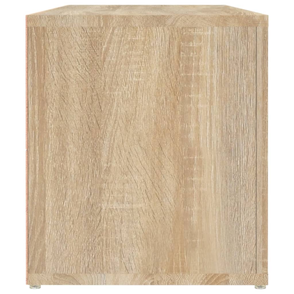 Tv-meubel 100x31,5x35 cm bewerkt hout sonoma eikenkleurig is nu te koop bij PeponiXL, paradijselijk wonen!