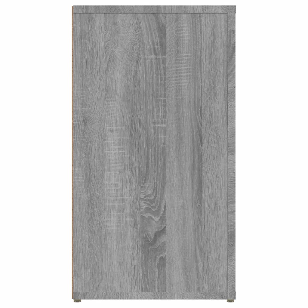 Dressoir 100x33x59,5 cm bewerkt hout grijs sonoma eikenkleurig is nu te koop bij PeponiXL, paradijselijk wonen!