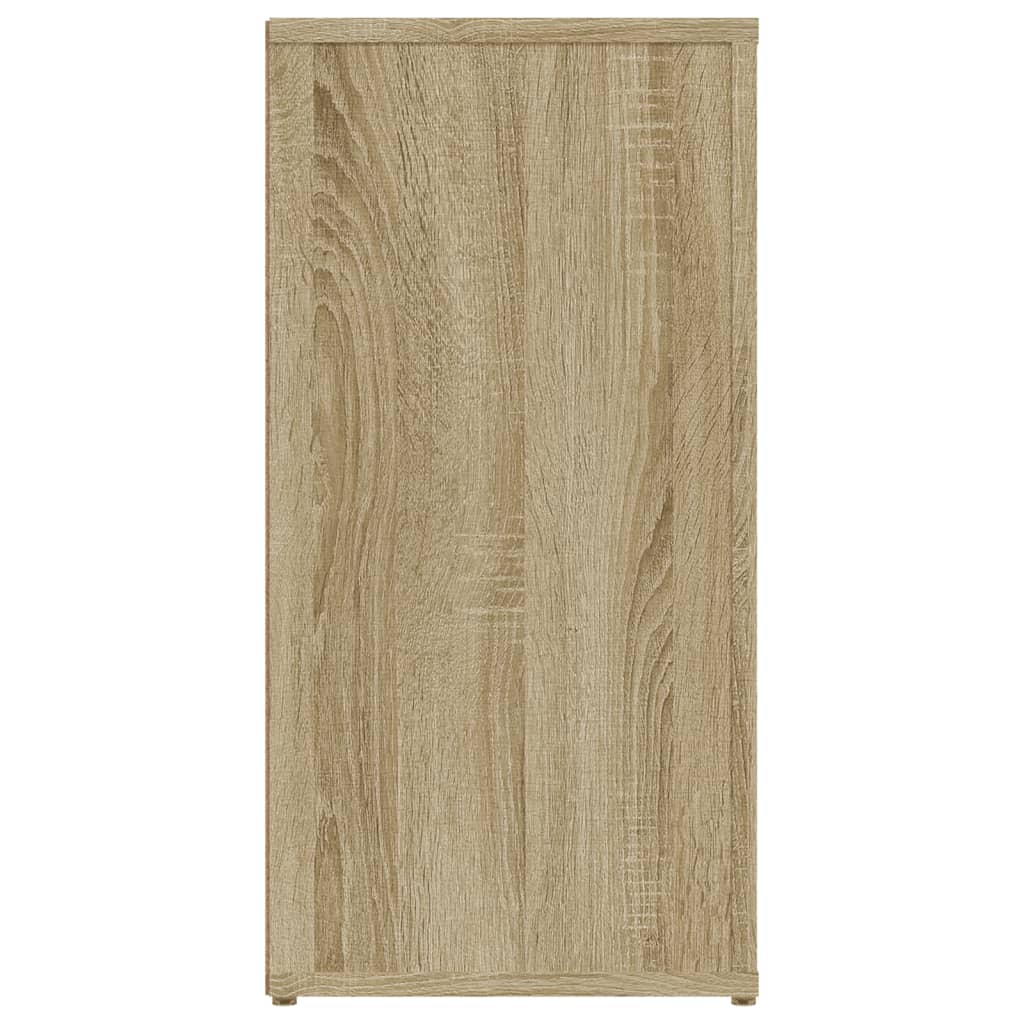 Dressoir 100x30x59,5 cm bewerkt hout sonoma eikenkleurig is nu te koop bij PeponiXL, paradijselijk wonen!