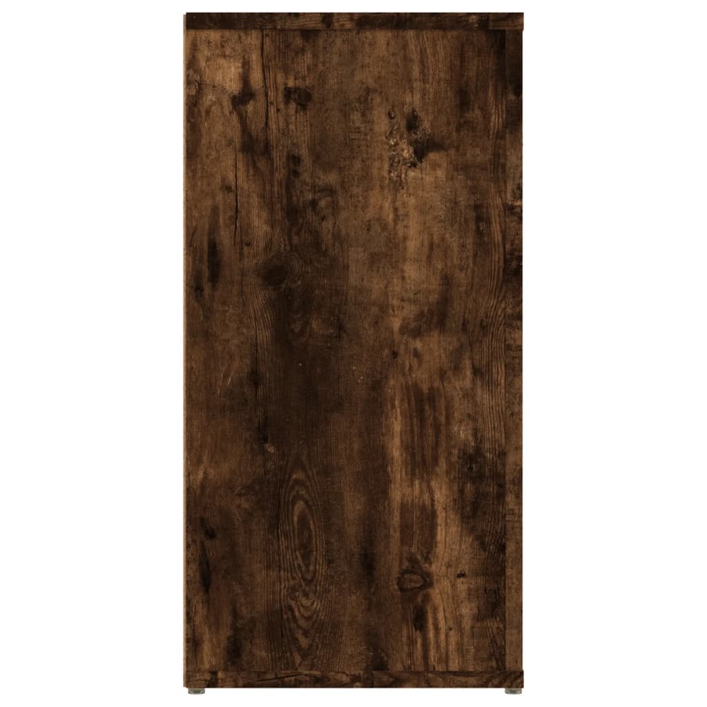 Dressoir 100x30x59,5 cm bewerkt hout gerookt eikenkleurig is nu te koop bij PeponiXL, paradijselijk wonen!