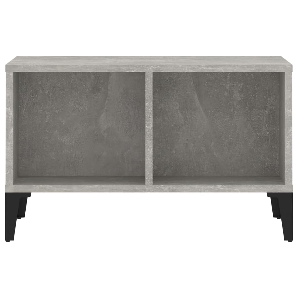 Salontafel 60x50x36,5 cm bewerkt hout betongrijs is nu te koop bij PeponiXL, paradijselijk wonen!