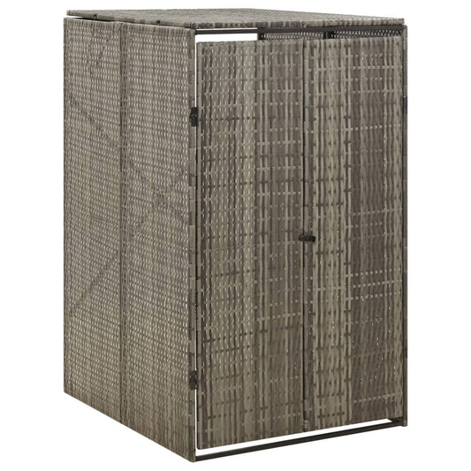 Containerberging enkel 70x80x117 cm poly rattan grijs is nu te koop bij PeponiXL, paradijselijk wonen!