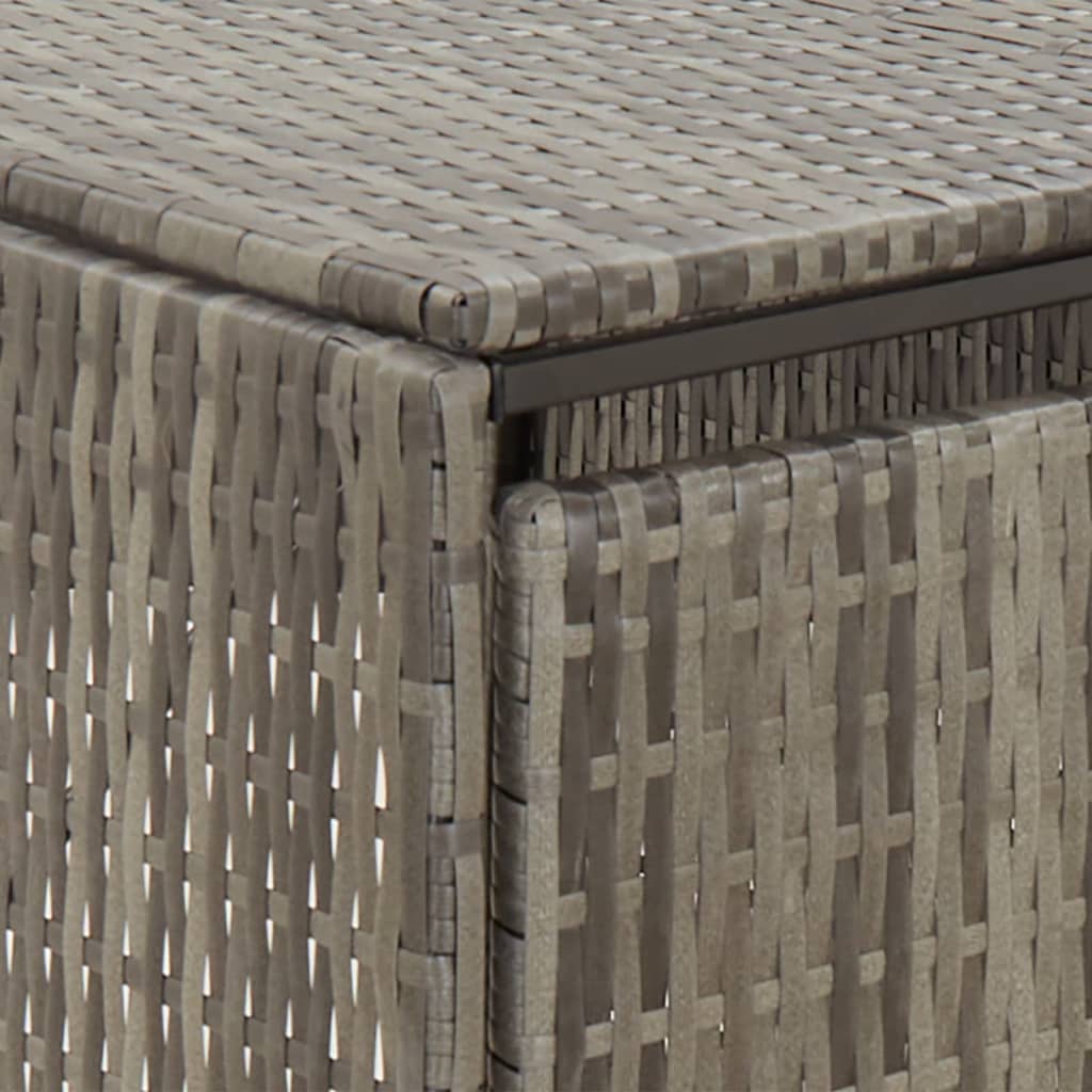 Containerberging enkel 70x80x117 cm poly rattan grijs is nu te koop bij PeponiXL, paradijselijk wonen!