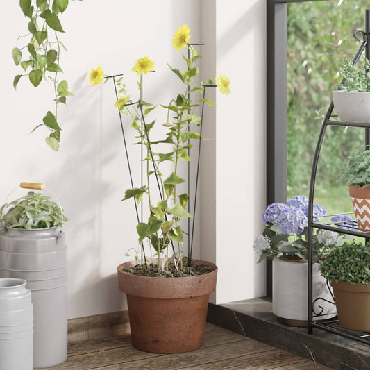 Plantenstaken 20 st 61 cm staal donkergroen is nu te koop bij PeponiXL, paradijselijk wonen!