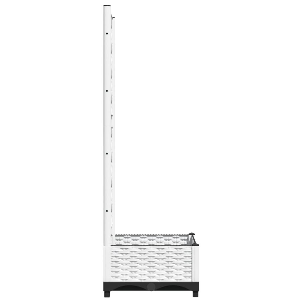Plantenbak met latwerk 40x40x121,5 cm polypropeen is nu te koop bij PeponiXL, paradijselijk wonen!