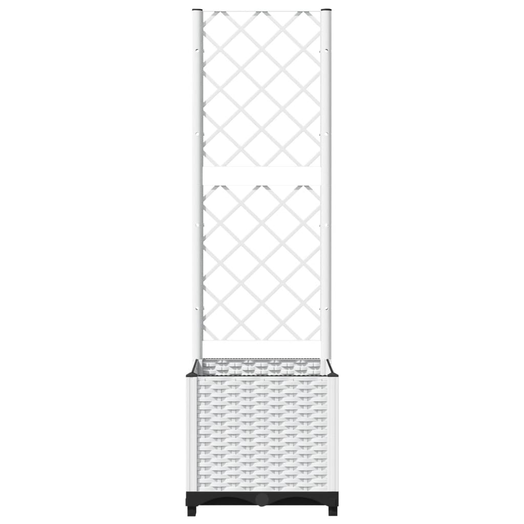 Plantenbak met latwerk 40x40x136 cm polypropeen is nu te koop bij PeponiXL, paradijselijk wonen!