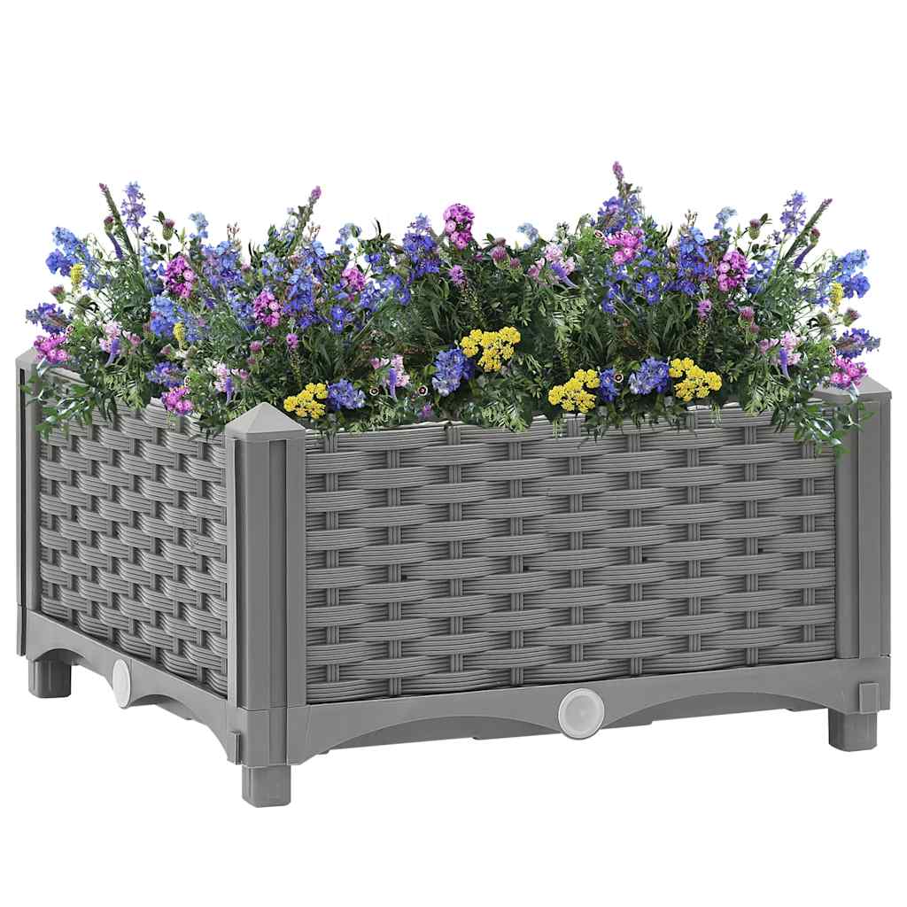 Plantenbak verhoogd 40x40x23 cm polypropeen is nu te koop bij PeponiXL, paradijselijk wonen!