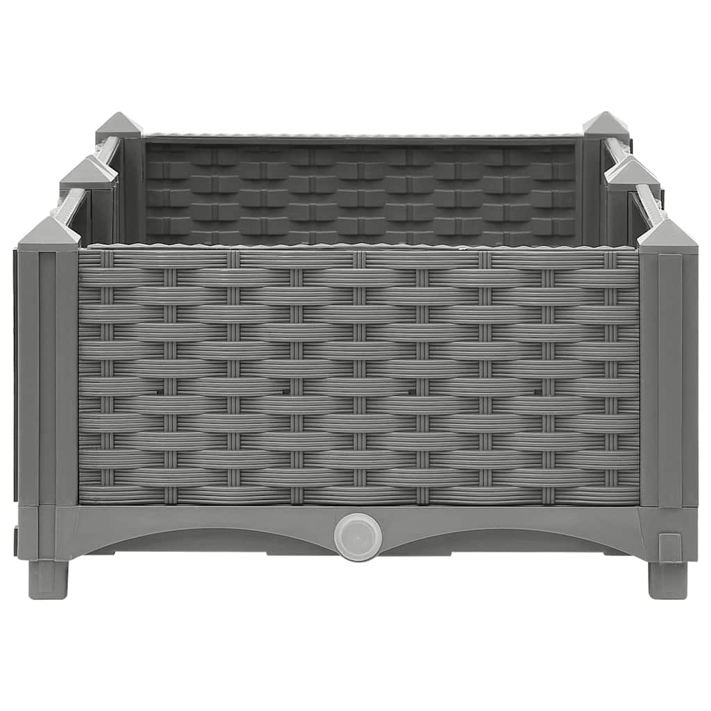 Plantenbak verhoogd 80x40x23 cm polypropeen is nu te koop bij PeponiXL, paradijselijk wonen!