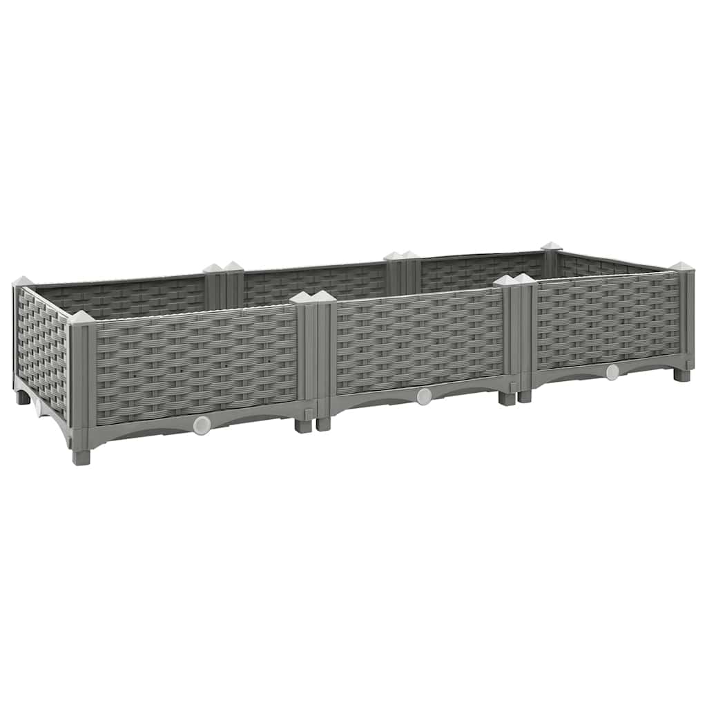 Plantenbak verhoogd 120x40x23 cm polypropeen is nu te koop bij PeponiXL, paradijselijk wonen!