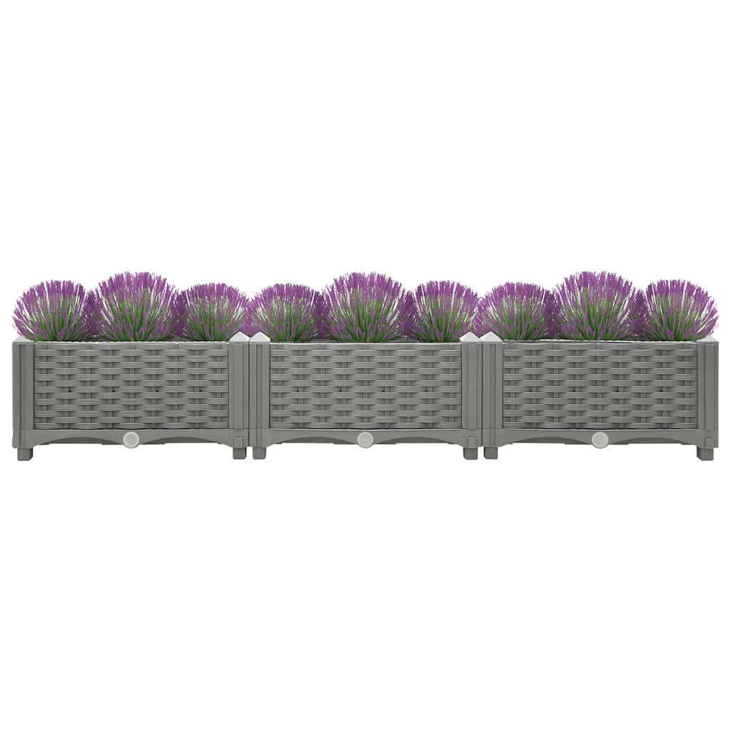 Plantenbak verhoogd 120x40x23 cm polypropeen is nu te koop bij PeponiXL, paradijselijk wonen!