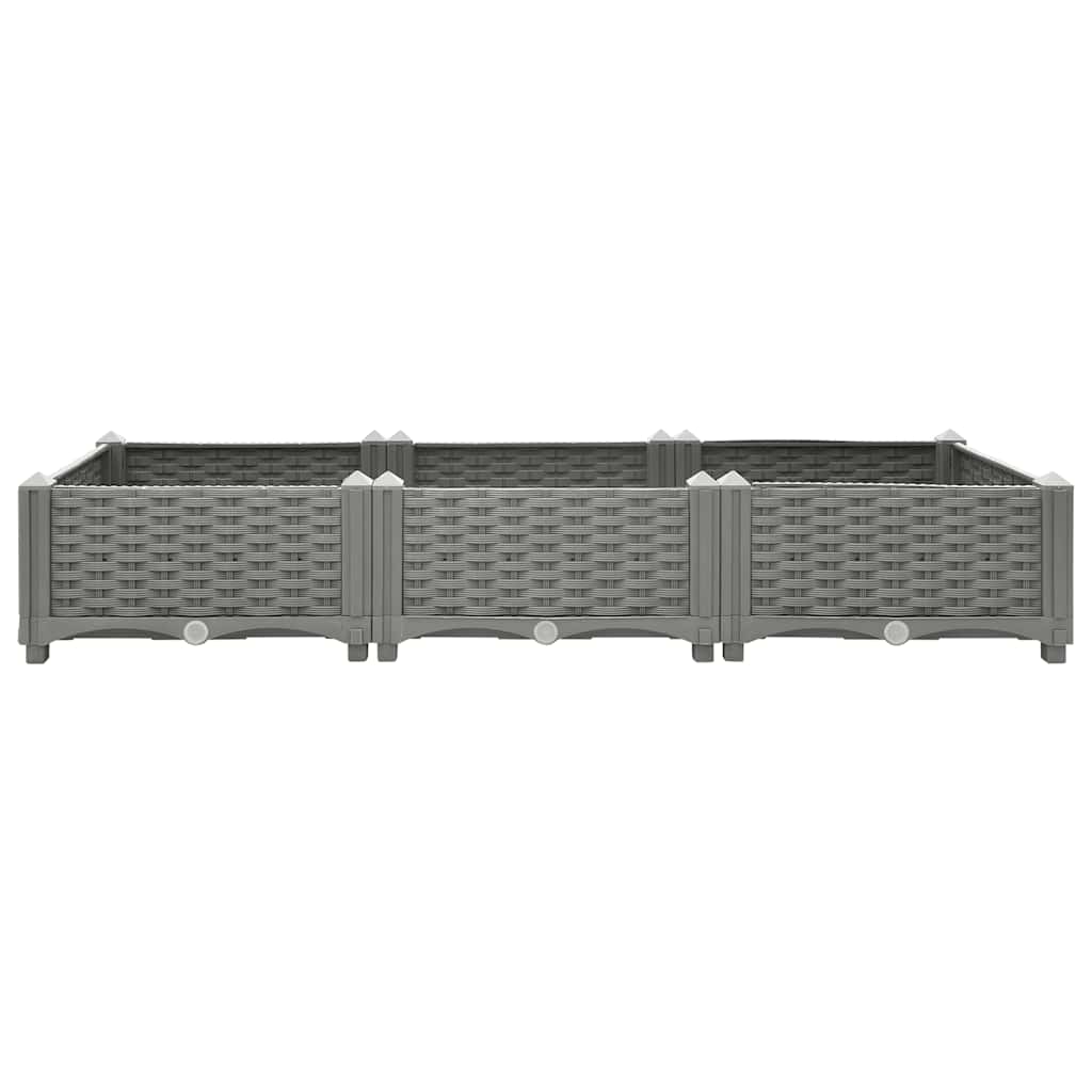 Plantenbak verhoogd 120x40x23 cm polypropeen is nu te koop bij PeponiXL, paradijselijk wonen!